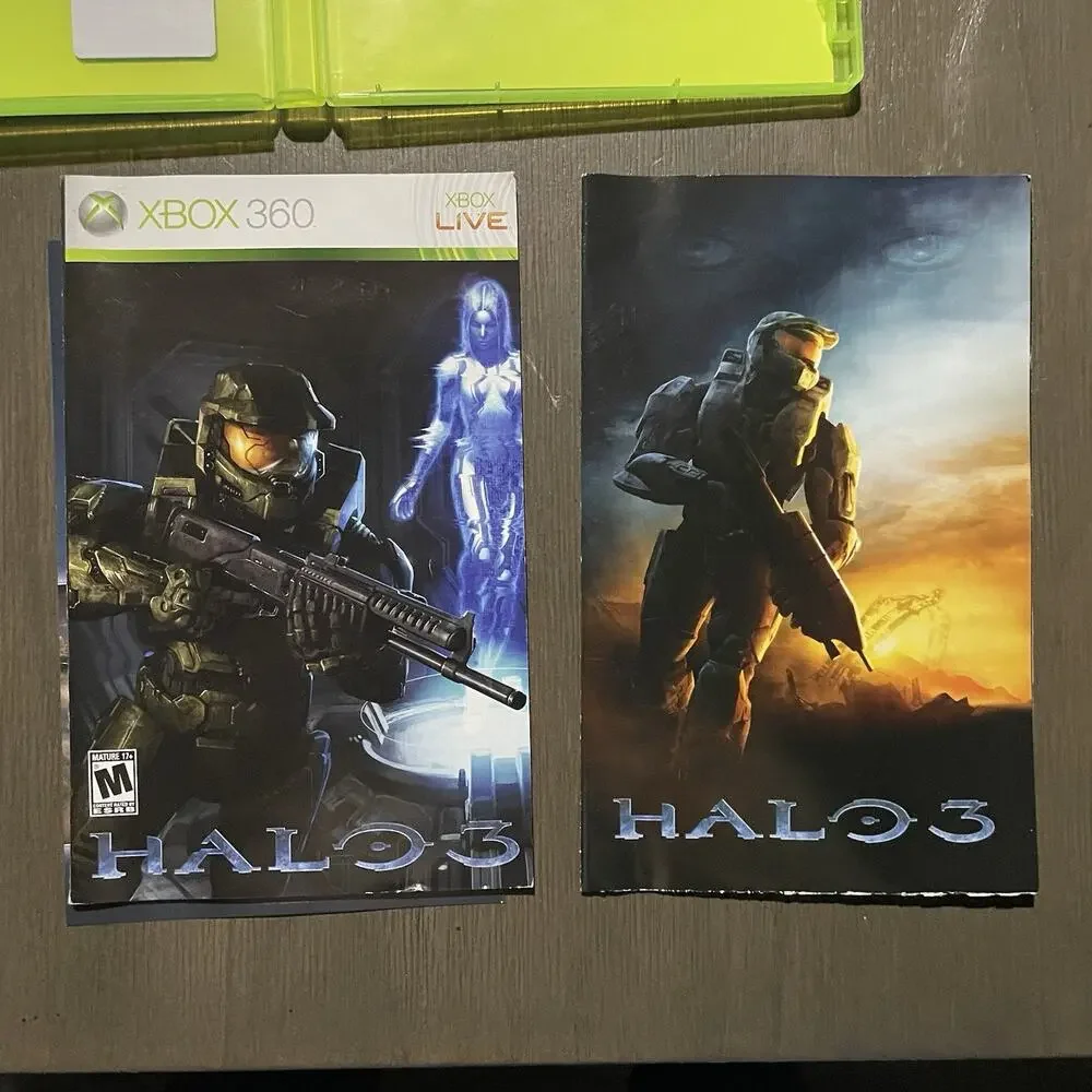 Halo Xbox 360 Bundle Tested Working Halo 3 & ODST CIB Complete Manuals